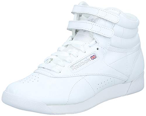 Reebok Damen Freestyle Hi High-Top Basketballschuhe, weiß