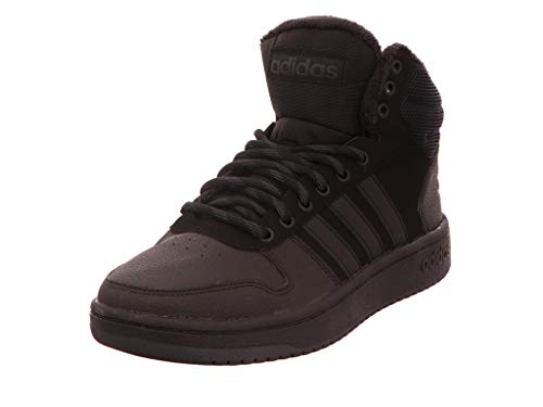 adidas Hoops 2.0 Mid, Herren Basketballschuhe, schwarz
