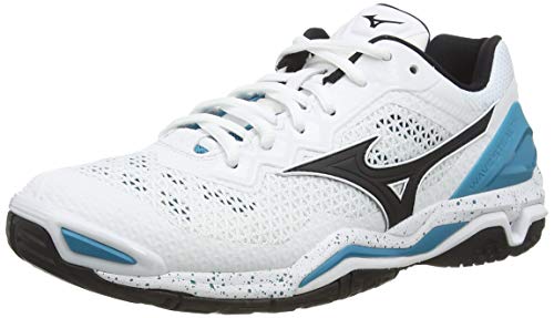 Mizuno Unisex-Erwachsene Wave Stealth V Hallenschuhe, Weiß
