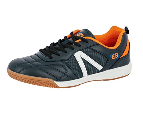Brütting Super Indoor Hallenturnschuh Unisex, Marine/ Orange