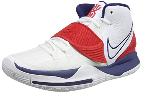 Nike Herren Kyrie 6 Basketballschhe, White Red Blue