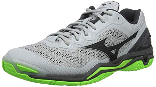 Mizuno Unisex-Erwachsene Wave Stealth V Hallenschuhe, Grau