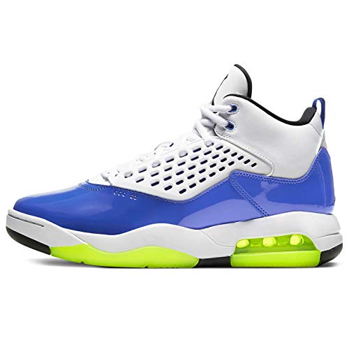 Nike Air Jordan Maxin 200 Herren Basketballschuhe, Game Royal/Volt-schwarz-weiß