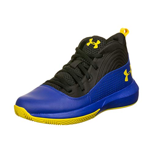 Under Armour Unisex-Erwachsene GS Lockdown 4 Basketballschuhe, blau